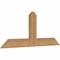 Ekena Millwork Portland Timber Gable Bracket, Western Red Cedar, 36"W x 15"H x 1 1/2"D x 3 1/2"F, 10/12 Pitch GBW036X15X0204POR00SWR - alternate 5